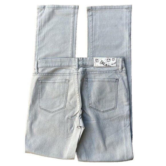 Blank Women's Silver Cotton Regular Straight Leg Jeans Size 29 - Picture 10 of 16